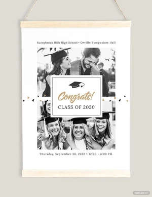 Graduation Ceremony Poster Template