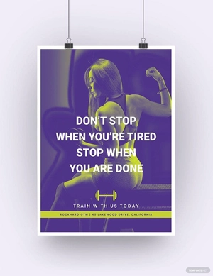 Gym Poster Template