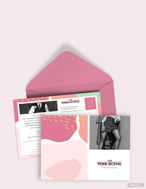 Fashion Postcard Template