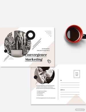 Marketing Agency Postcard Template