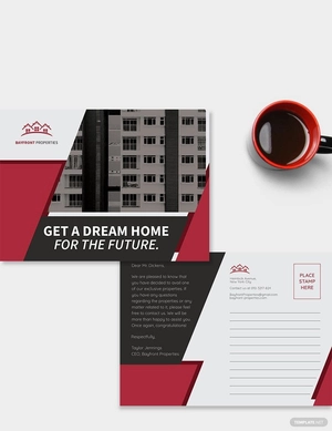 Real Estate Agent Postcard Template