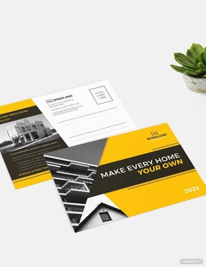 Real Estate Listing Postcard Template