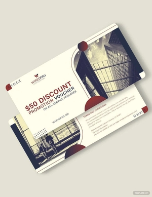 Blank Promotion Voucher Template