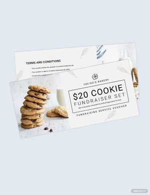 Fundraising Service Voucher Template