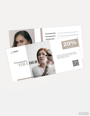 Makeover Photography Voucher Template