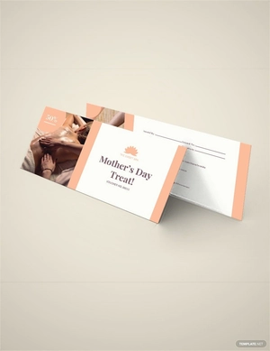 Mothers day Spa Voucher Template