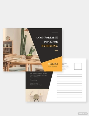 Small Business Marketing Postcard Template