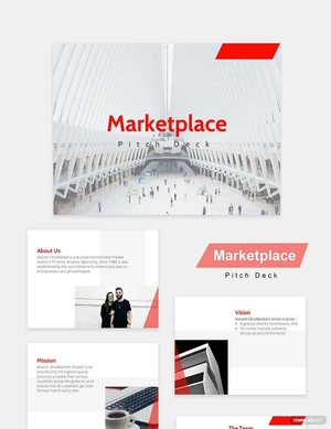 Marketplace Pitch Deck Template
