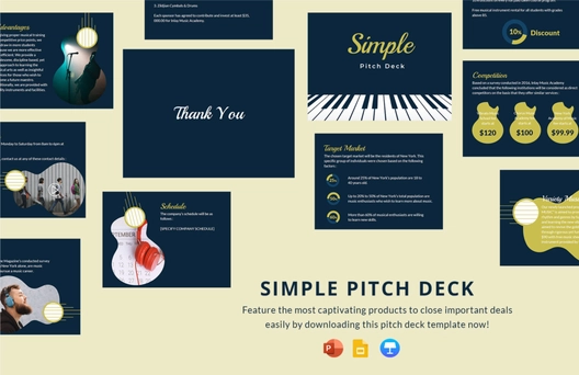 Simple Pitch Deck Template