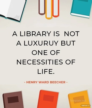 National Library Workers Day Quote Template