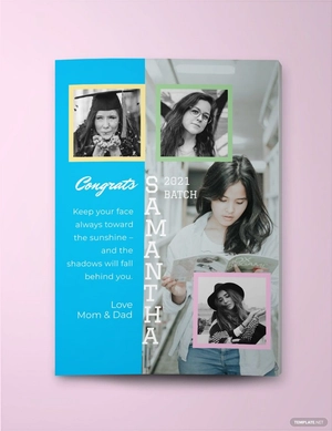 Senior full page Yearbook Ad Template