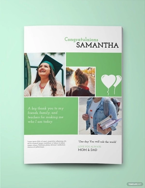 Senior Yearbook Ad Template