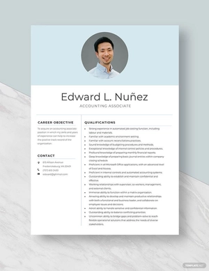Accounting Associate Resume