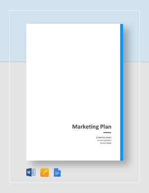 General Marketing Plan Template