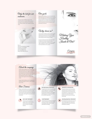 Accordion Fold Tri-Fold Brochure Template