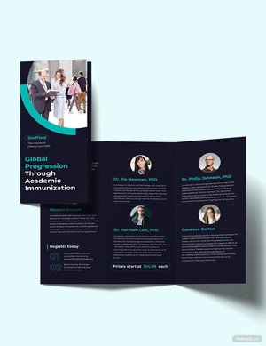 Corporate Event Tri-Fold Brochure Template