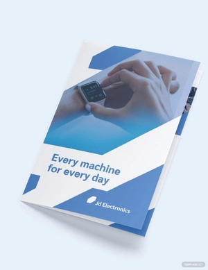 Electronic Bi-Fold Brochure Template