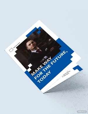 Engineering Consultants Bi-Fold Brochure Template