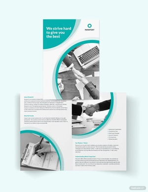 Insurance Bi-Fold Brochure Template