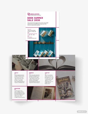 Vertical Bi-Fold Brochure Template Vertical Bi-Fold Brochure Template