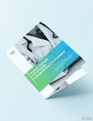 Chiropractic Services Bifold Brochure Template