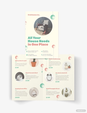 Christmas Bi-Fold Brochure Template