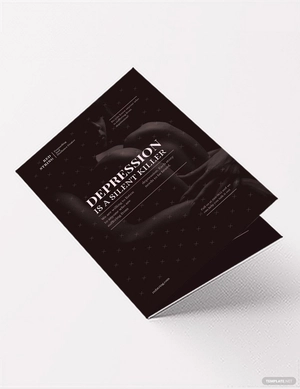 Depression Bi-Fold Brochure Template