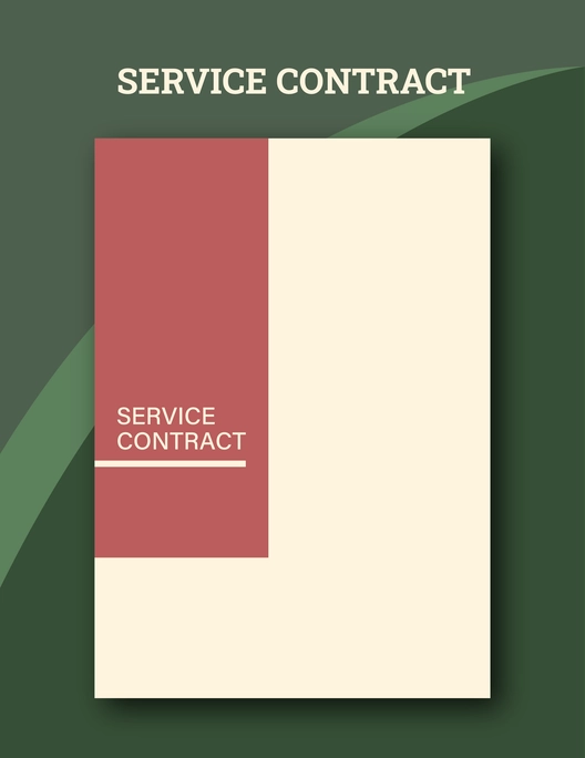 Simple Service Contract Template