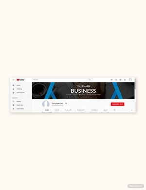Corporate YouTube Channel Template