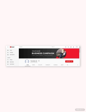 Corporate YouTube Channel Template