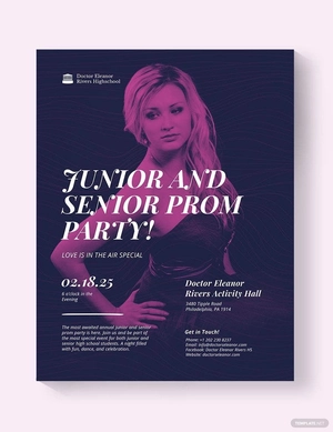 Prom Party Flyer Template