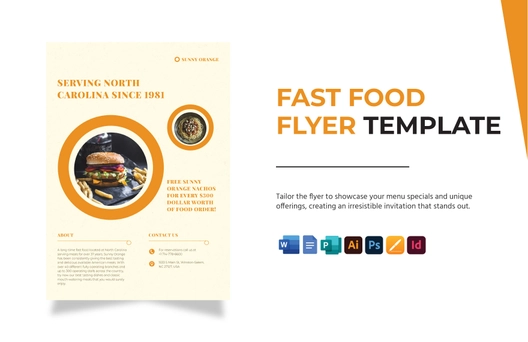Fast Food Flyer Template