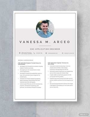 CNC Application Engineer Resume