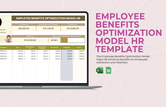 Employee Benefits Optimization Model HR Template