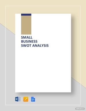SWOT Analysis Template for Small Business Template