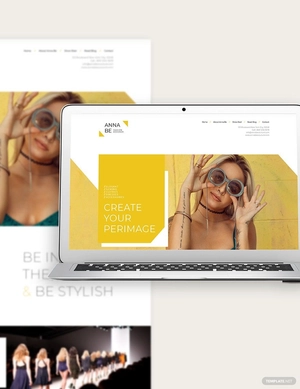 Fashion Designer Bootstrap Landing Page Template
