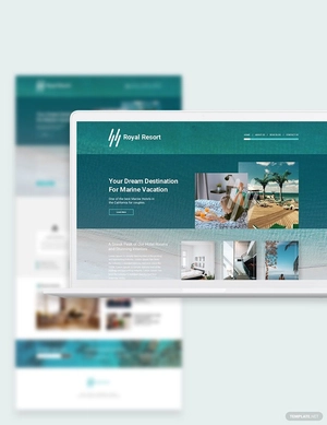 Royal Resort Bootstrap Landing Page Template