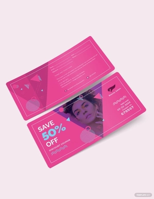 Discount Coupon Card Template