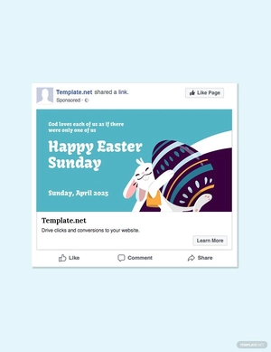 Facebook Easter Sunday Template