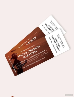 Admit One Ticket Invitation Template