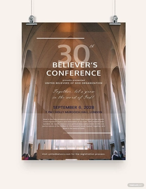 Church Conference Poster Template