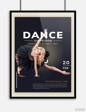 Dance Contest Poster Template