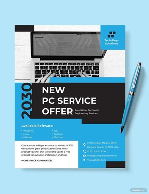 Computer Engineering Flyer Template