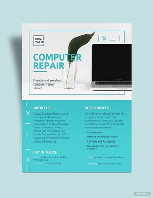 Computer Repair Flyer Template