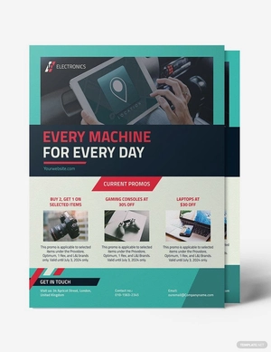 Electronic Company Flyer Template