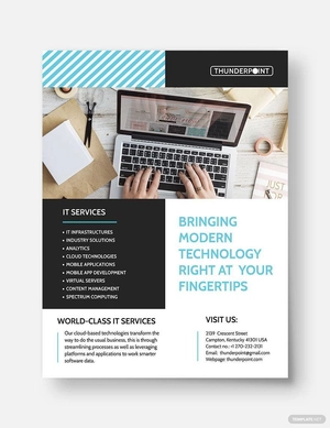IT Services Flyer Template