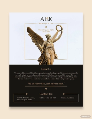 Lawyer Flyer Template