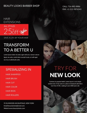 Barbershop Flyer Template