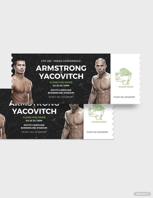 Minimal Event Ticket Template