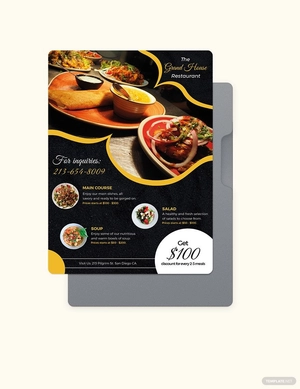 Dinner Flyer Menu Template